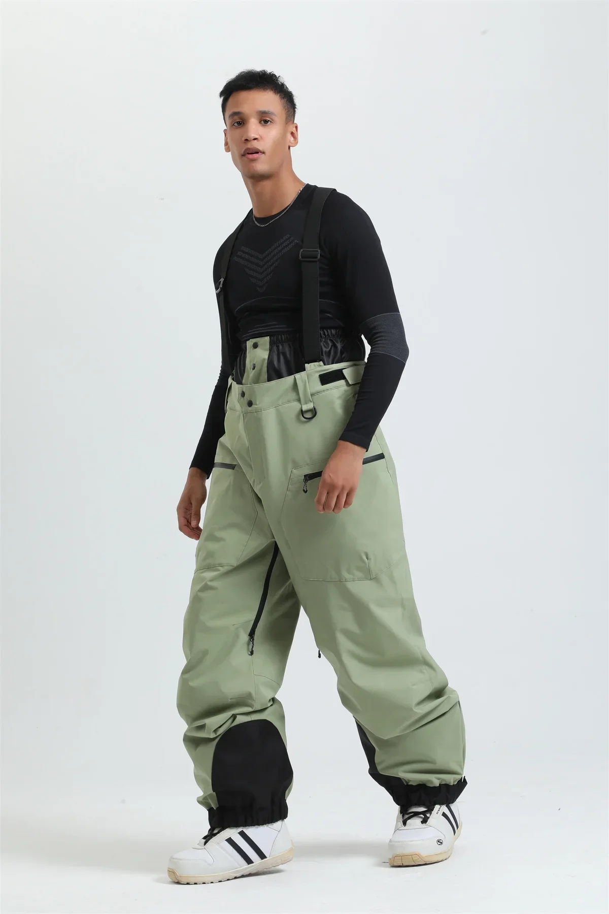 Pantalon de Ski Unisexe avec Bretelles – Pantalon de Snow Étanche pour Froid Extrême (-40°C) - Image 8