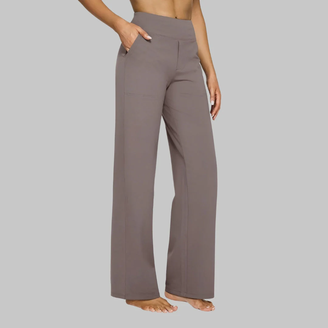 Pantalon de Yoga Doux et Élégant Femme – Activewear Taille Haute