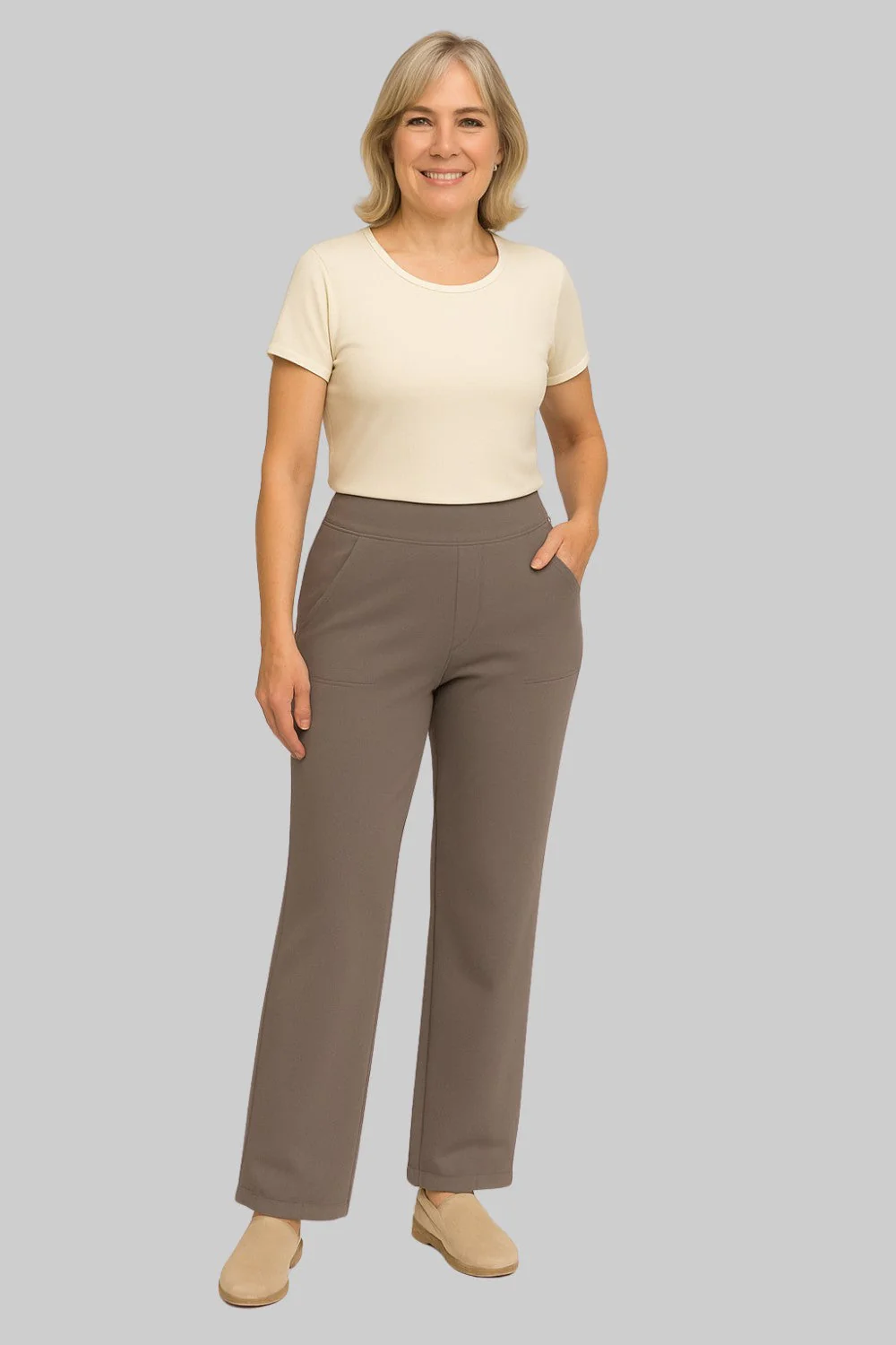 Pantalon de Yoga Doux et Élégant Femme – Activewear Taille Haute - Image 2