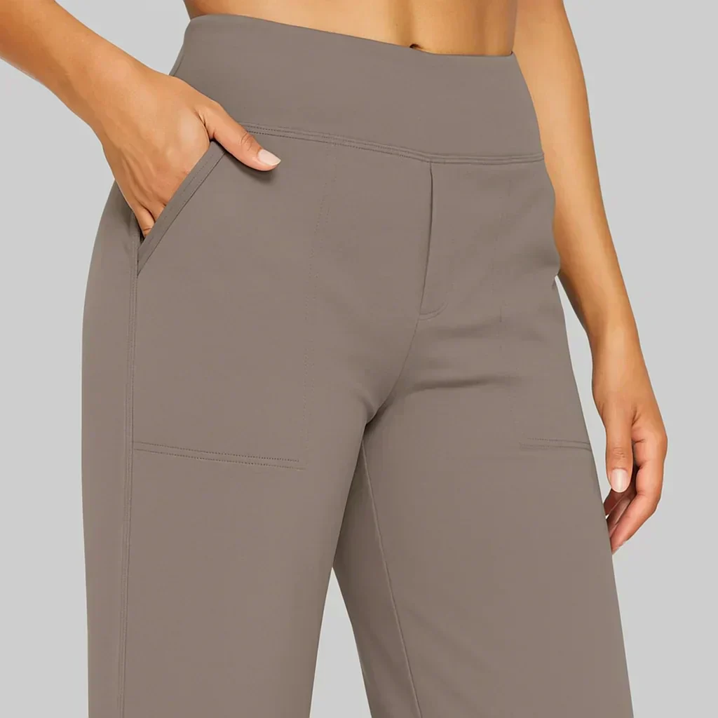 Pantalon de Yoga Doux et Élégant Femme – Activewear Taille Haute - Image 3