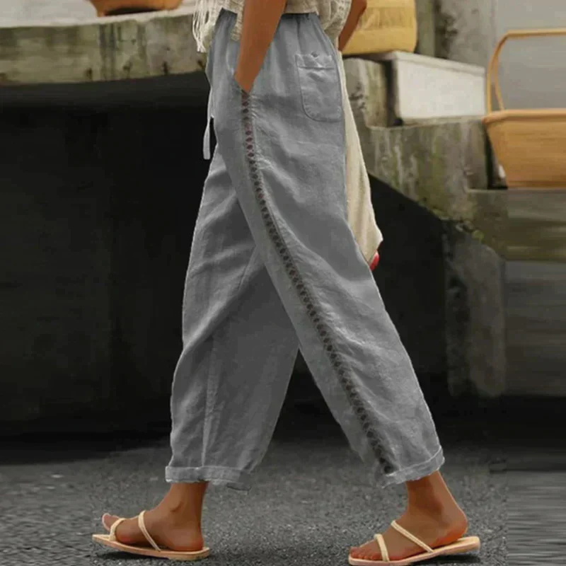 Pantalon décontracté à design polyvalent pour femme - Image 3