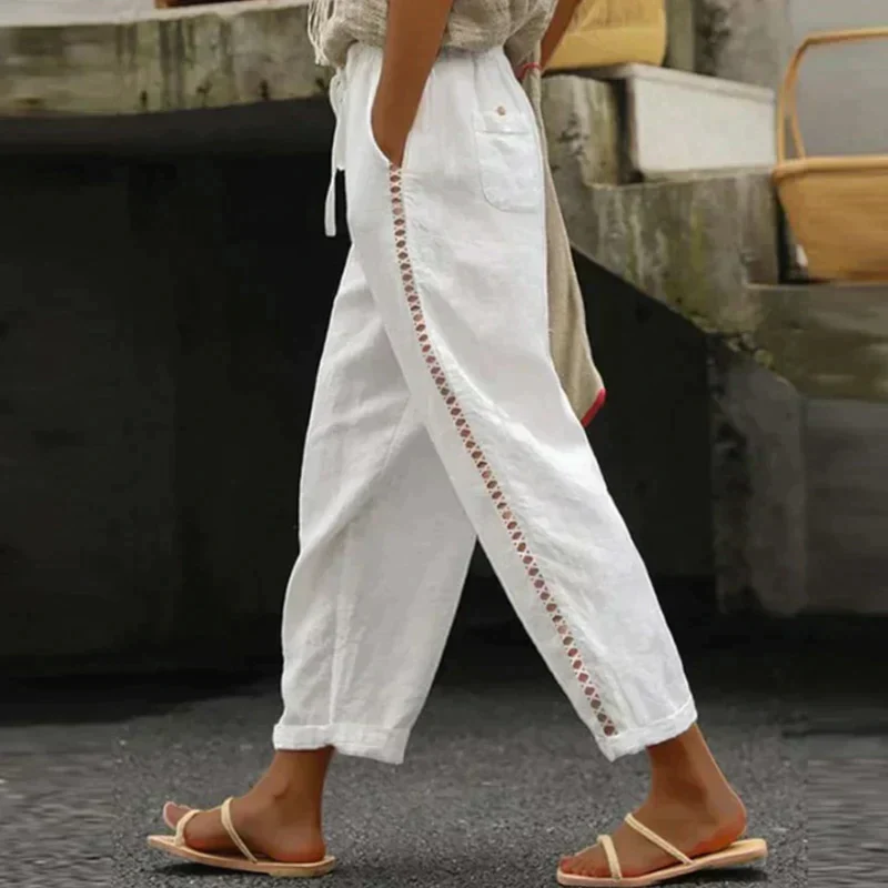 Pantalon décontracté à design polyvalent pour femme - Image 4
