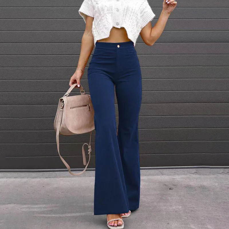Pantalon évasé taille haute pour femme – Un vêtement élégant pour le quotidien et les grandes occasions - Image 6