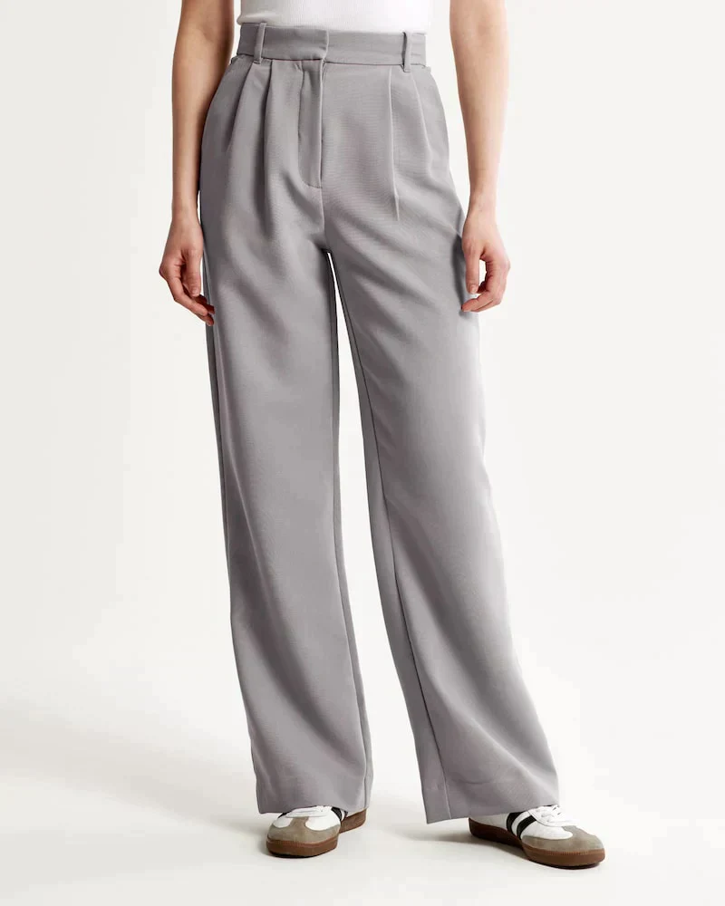 Pantalon Femme Taille Haute à Jambes Larges – Coupe Décontractée et Élégante - Image 18