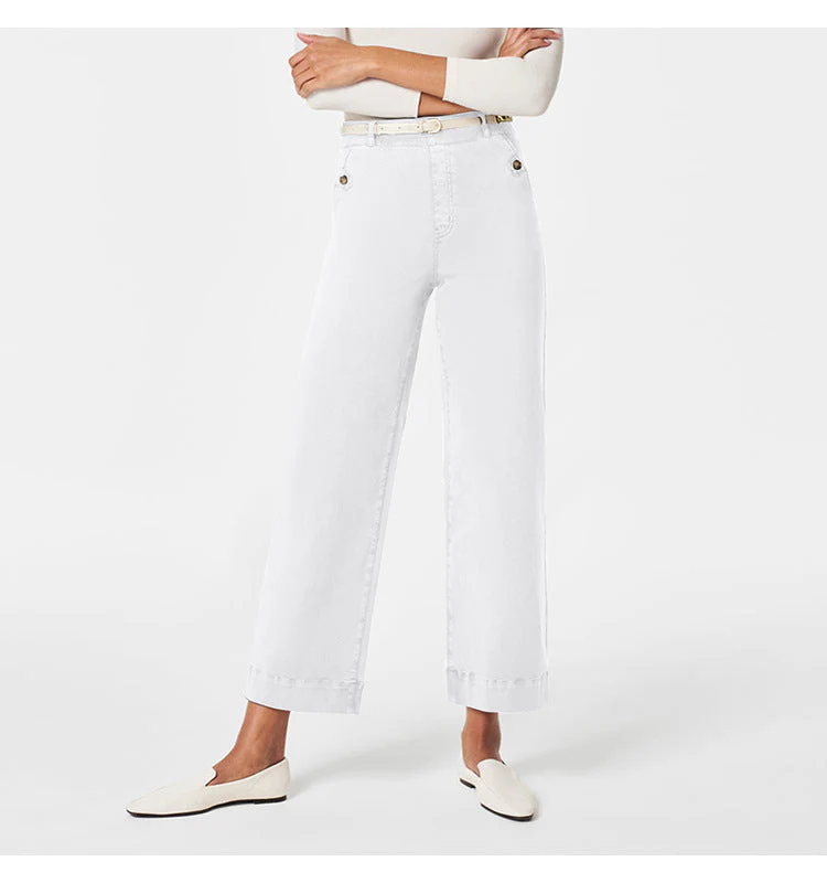 Pantalon Femme Taille Haute à Jambes Larges – Coupe Élégante et Confortable - Image 11