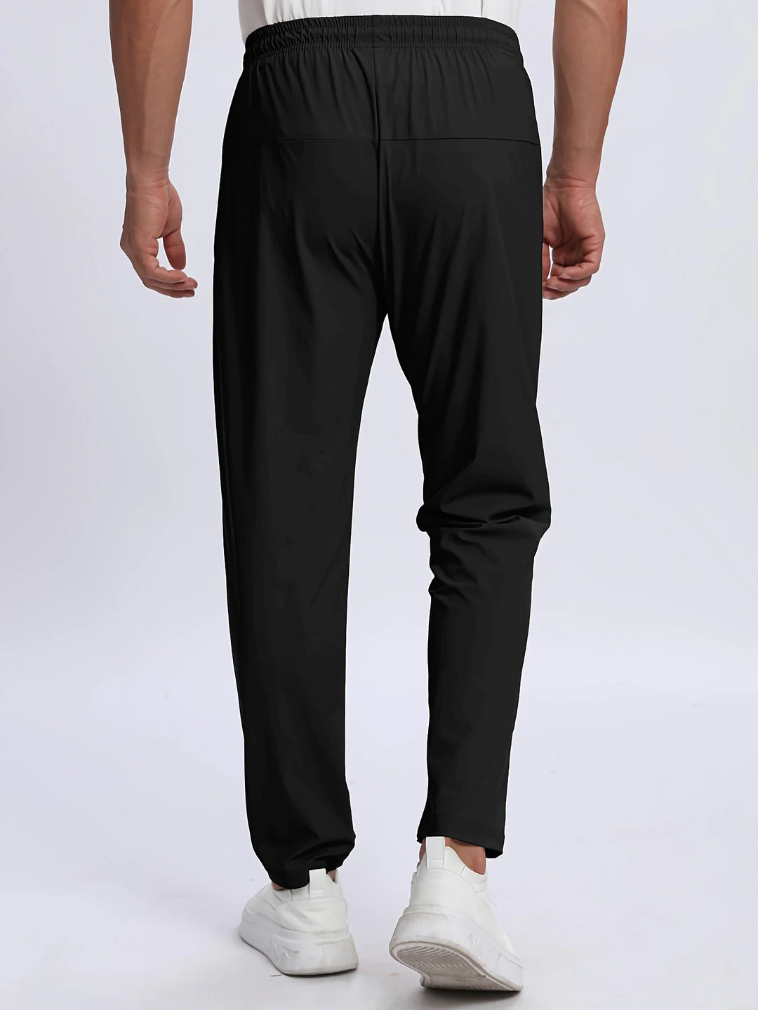 Pantalon fitness homme – Tissu extensible avec cordon de serrage - Image 3