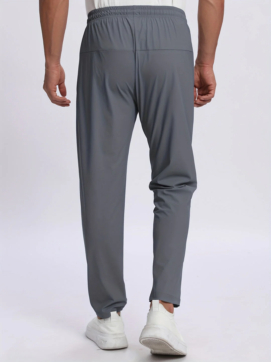 Pantalon fitness homme – Tissu extensible avec cordon de serrage - Image 4