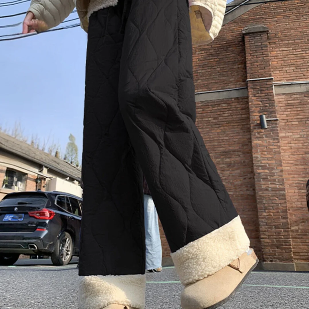 Pantalon Hiver Matelassé Homme à Coupe Ample – Pantalons Chauds et Confortables - Image 13