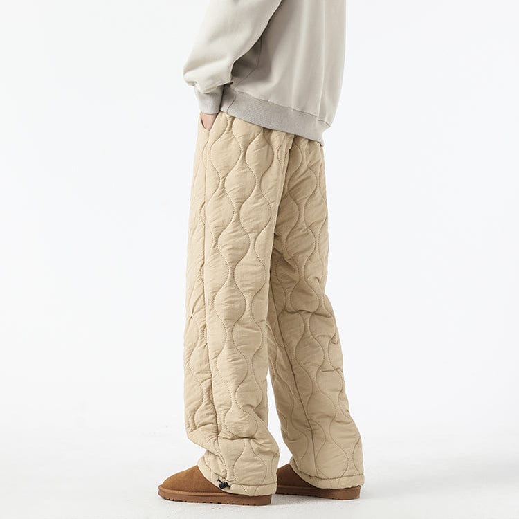 Pantalon Hiver Matelassé Homme à Coupe Ample – Pantalons Chauds et Confortables - Image 4