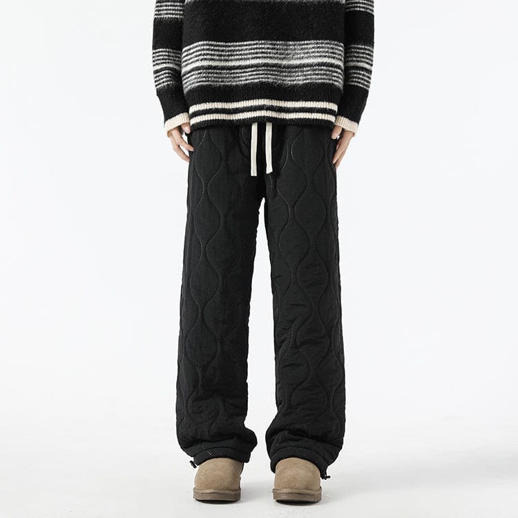 Pantalon Hiver Matelassé Homme à Coupe Ample – Pantalons Chauds et Confortables - Image 9