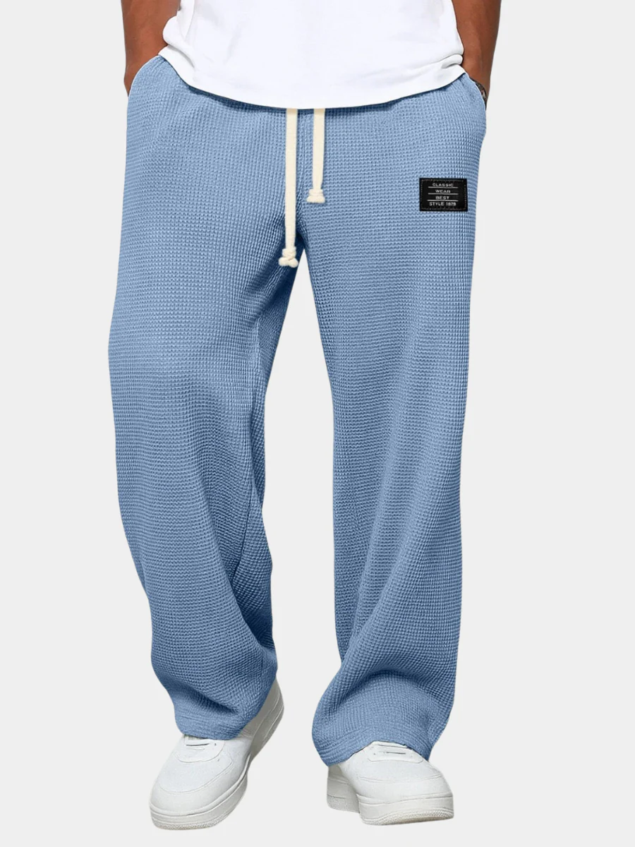 Pantalon Homme Décontracté Premium – Pantalon Confort Texture Gaufrée