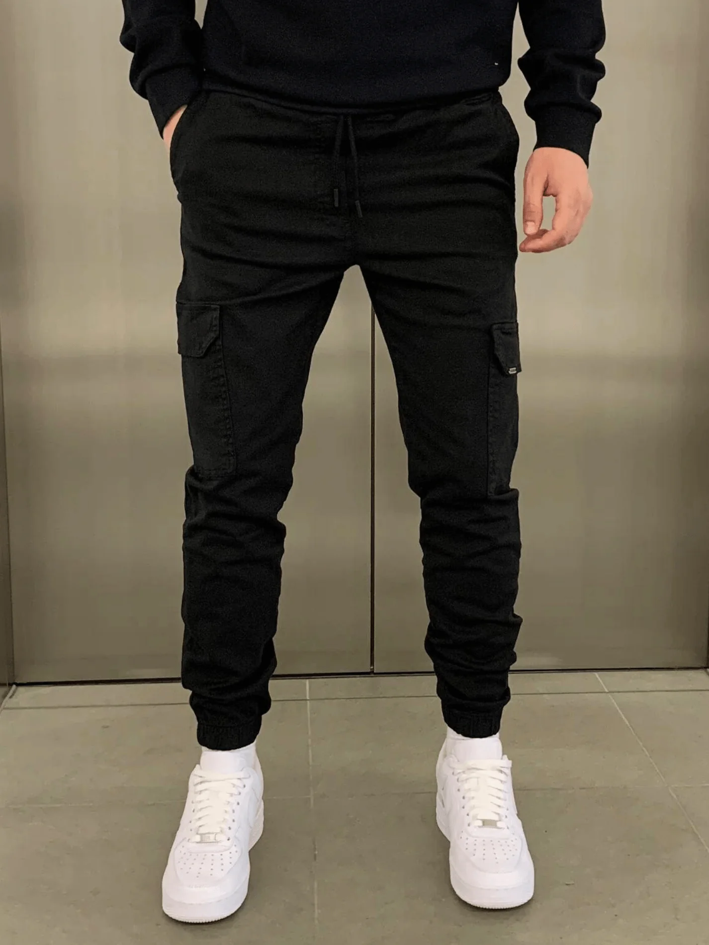 Pantalon Jogger Cargo Homme Premium Ajusté – Style et Confort