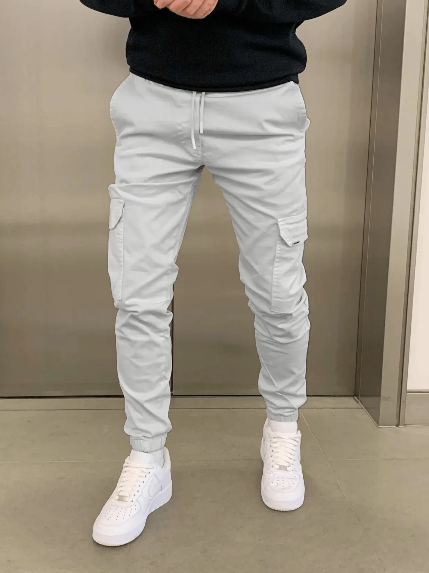 Pantalon Jogger Cargo Homme Premium Ajusté – Style et Confort - Image 11
