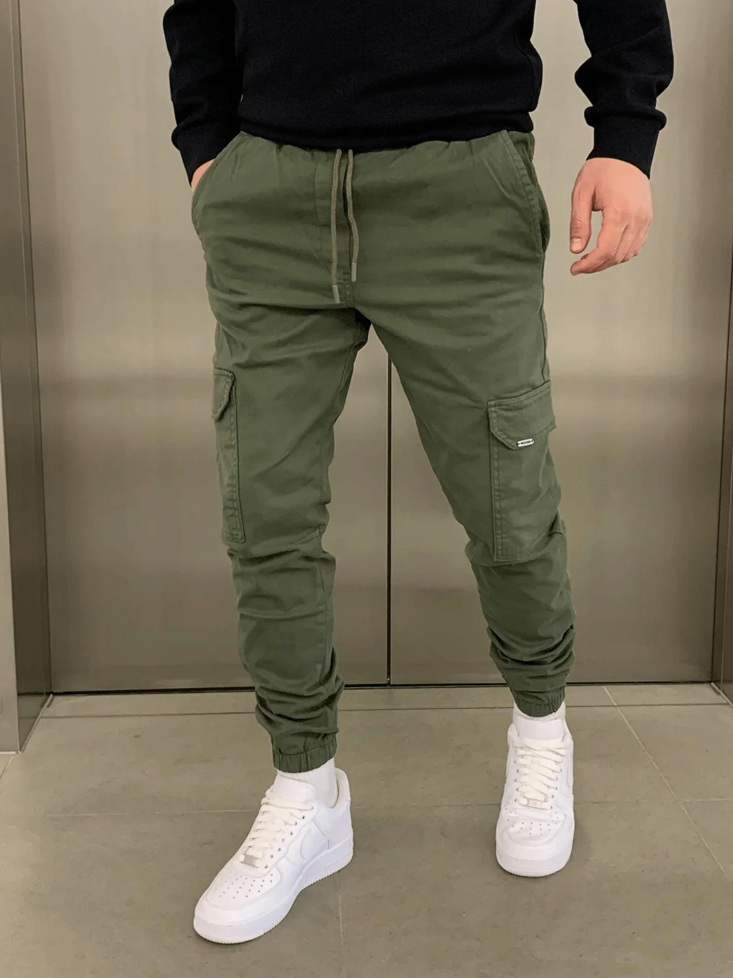 Pantalon Jogger Cargo Homme Premium Ajusté – Style et Confort - Image 6