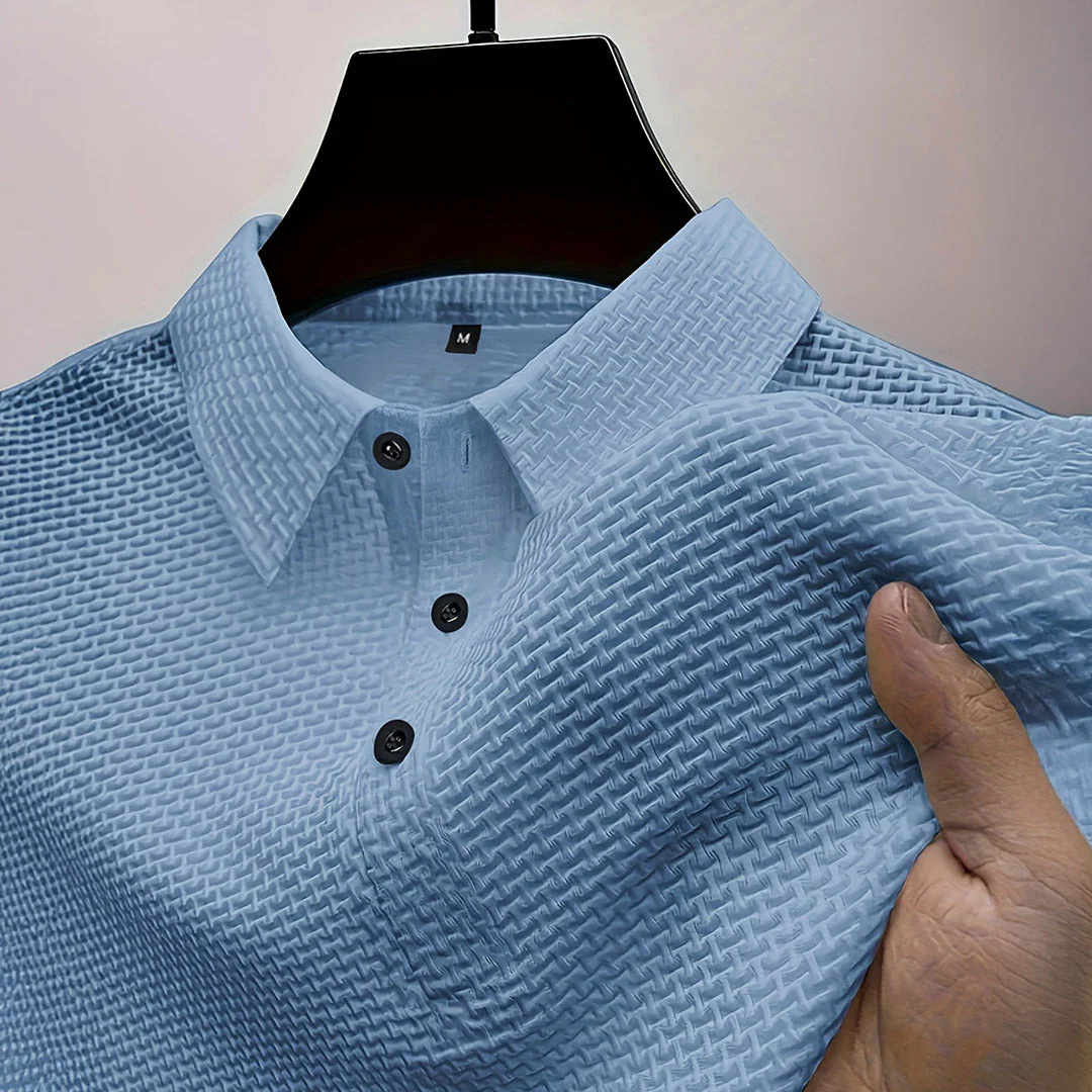 Polo Homme Décontracté Ultra-Doux Extensible – Top Tricot à Manches Courtes Confort - Image 10