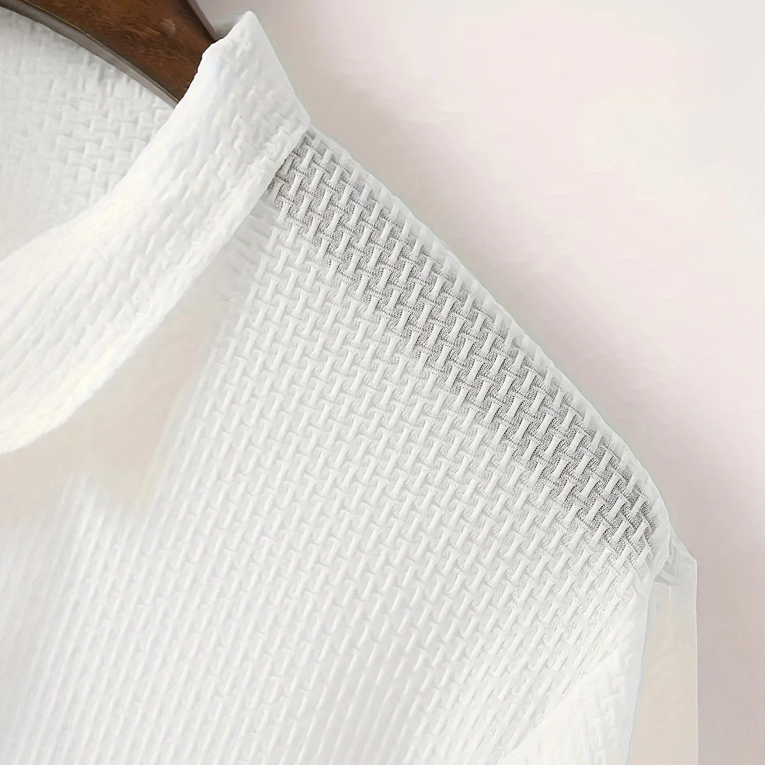 Polo Homme Décontracté Ultra-Doux Extensible – Top Tricot à Manches Courtes Confort - Image 12
