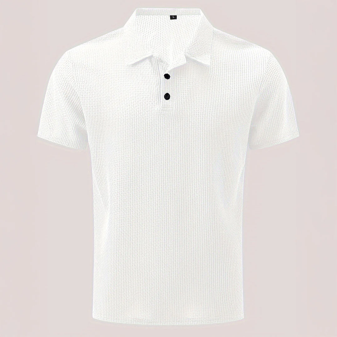 Polo Homme Décontracté Ultra-Doux Extensible – Top Tricot à Manches Courtes Confort - Image 16