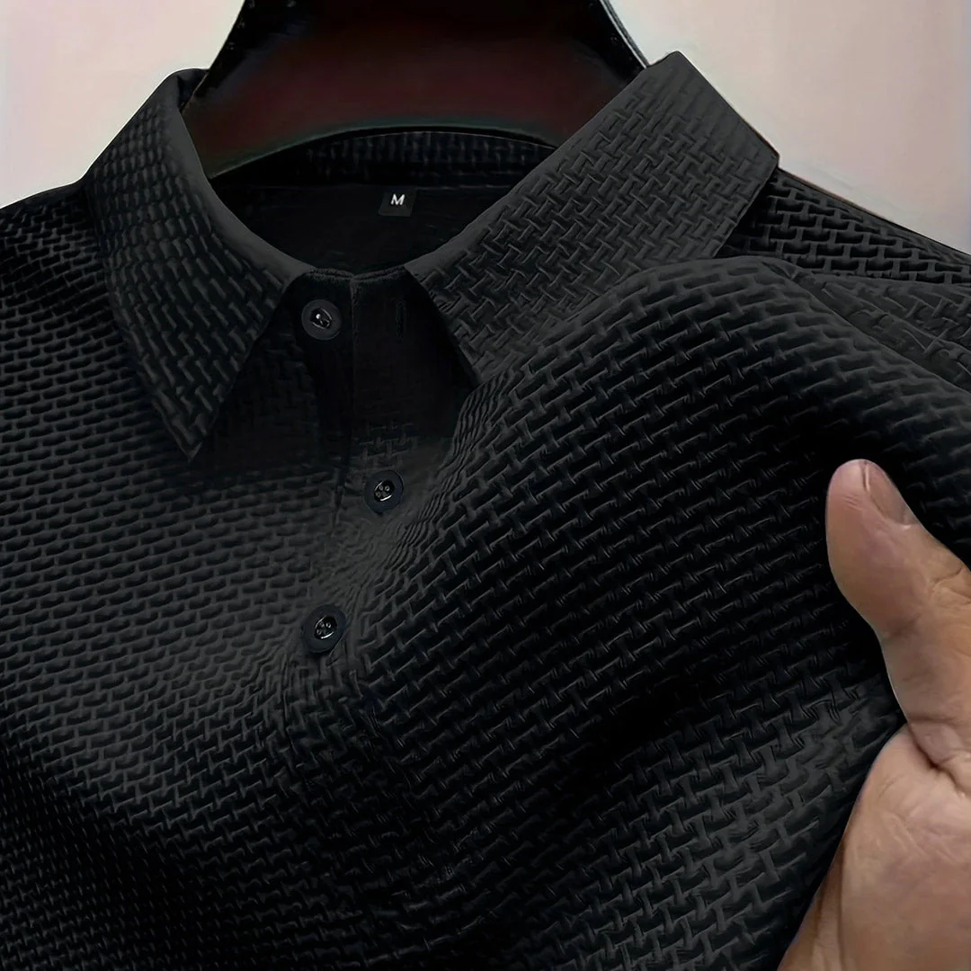 Polo Homme Décontracté Ultra-Doux Extensible – Top Tricot à Manches Courtes Confort - Image 21