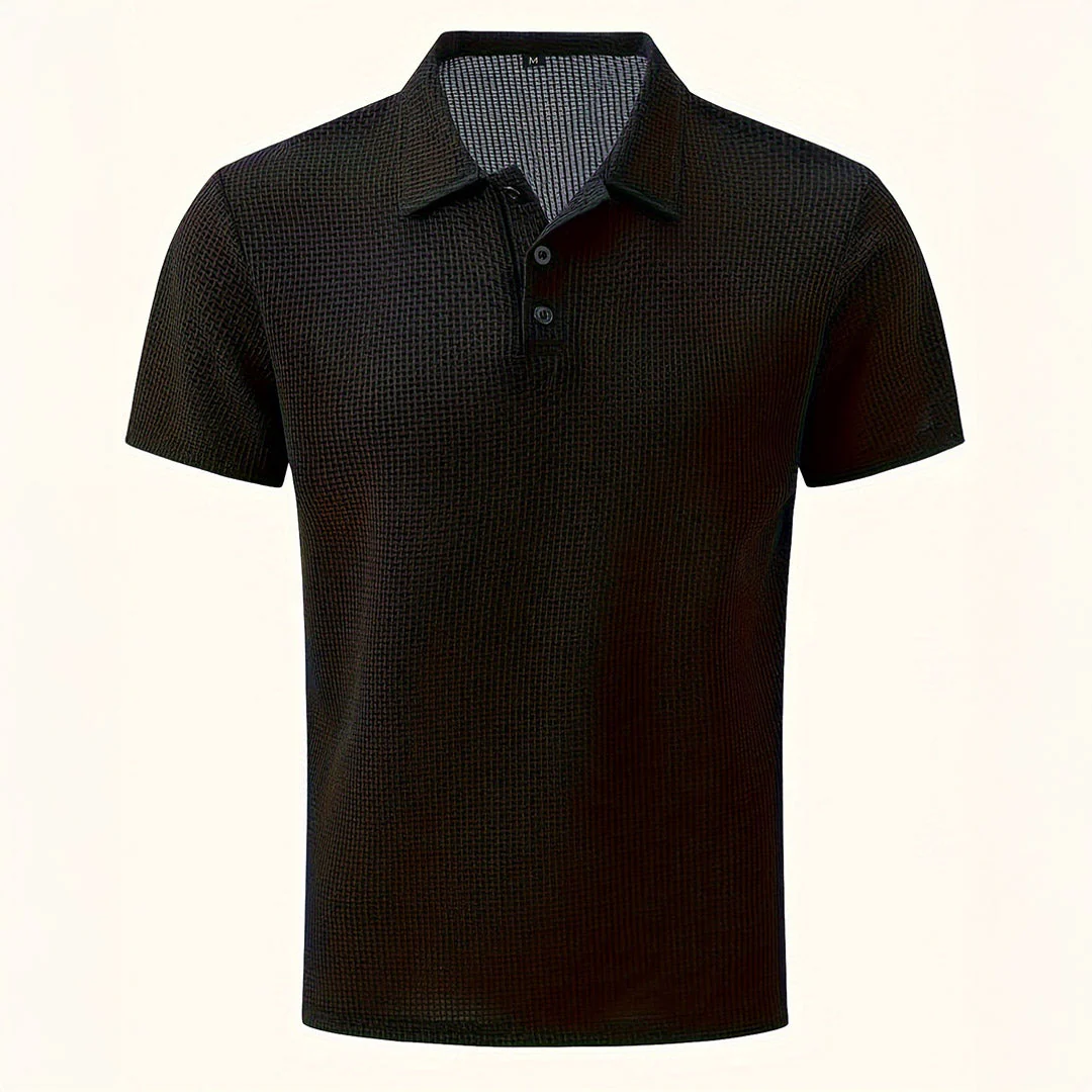 Polo Homme Décontracté Ultra-Doux Extensible – Top Tricot à Manches Courtes Confort - Image 22