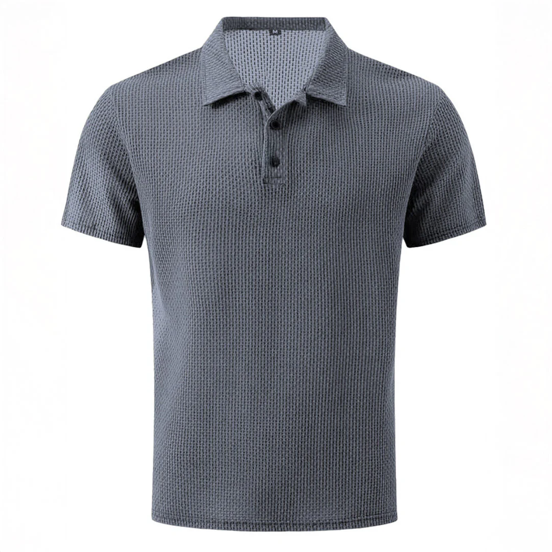 Polo Homme Décontracté Ultra-Doux Extensible – Top Tricot à Manches Courtes Confort - Image 24