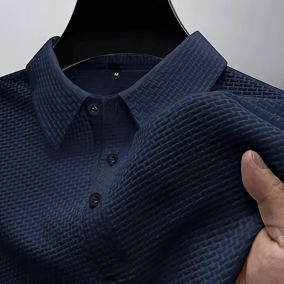 Polo Homme Décontracté Ultra-Doux Extensible – Top Tricot à Manches Courtes Confort - Image 27