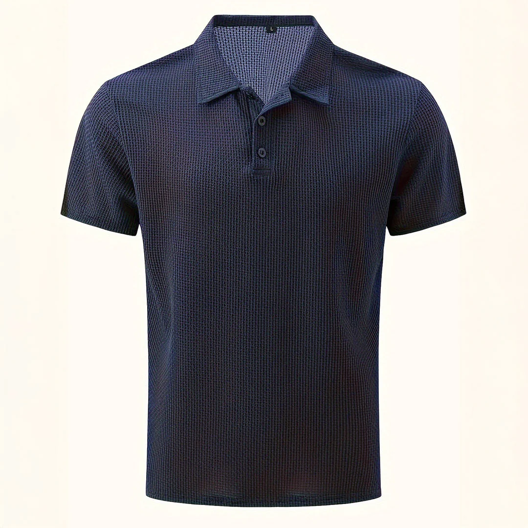 Polo Homme Décontracté Ultra-Doux Extensible – Top Tricot à Manches Courtes Confort - Image 29