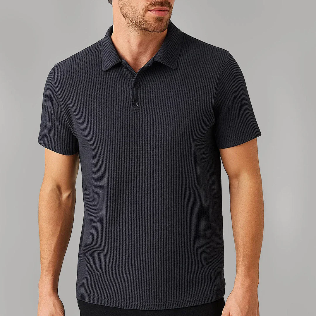 Polo Homme Décontracté Ultra-Doux Extensible – Top Tricot à Manches Courtes Confort - Image 5