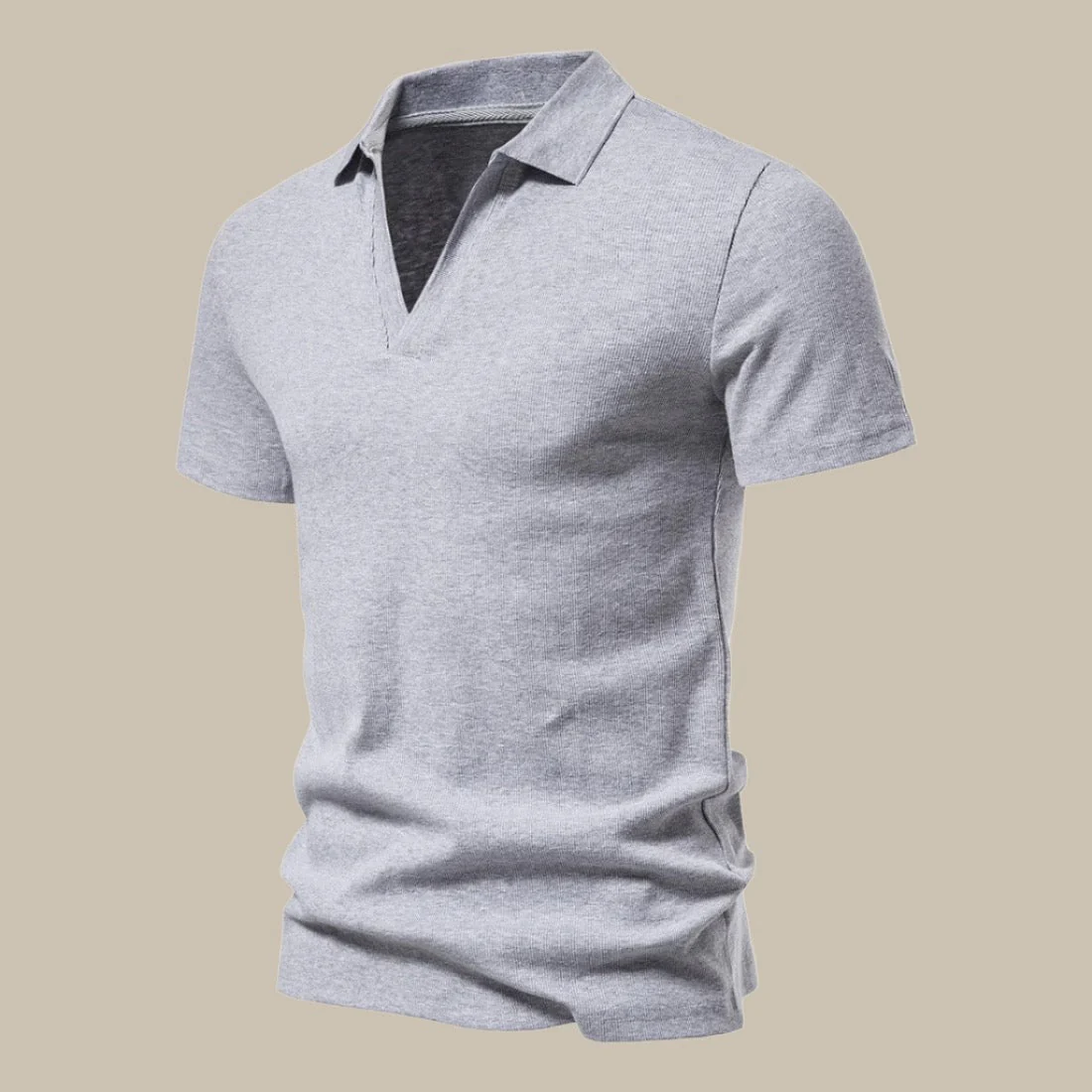 Polo Premium en Laine Mérinos | Polo Homme Manches Courtes pour le Printemps - Image 4