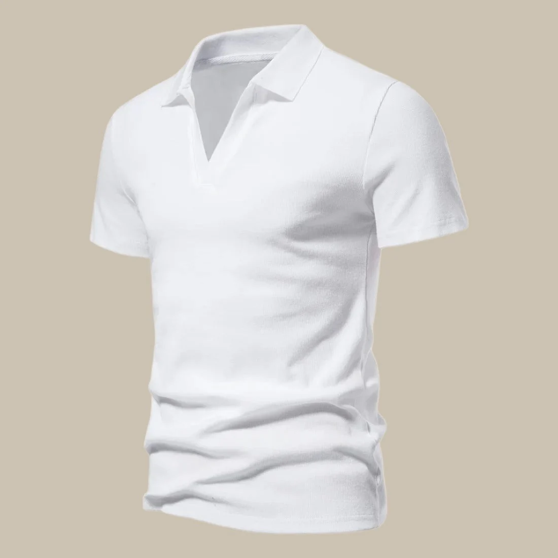Polo Premium en Laine Mérinos | Polo Homme Manches Courtes pour le Printemps - Image 6