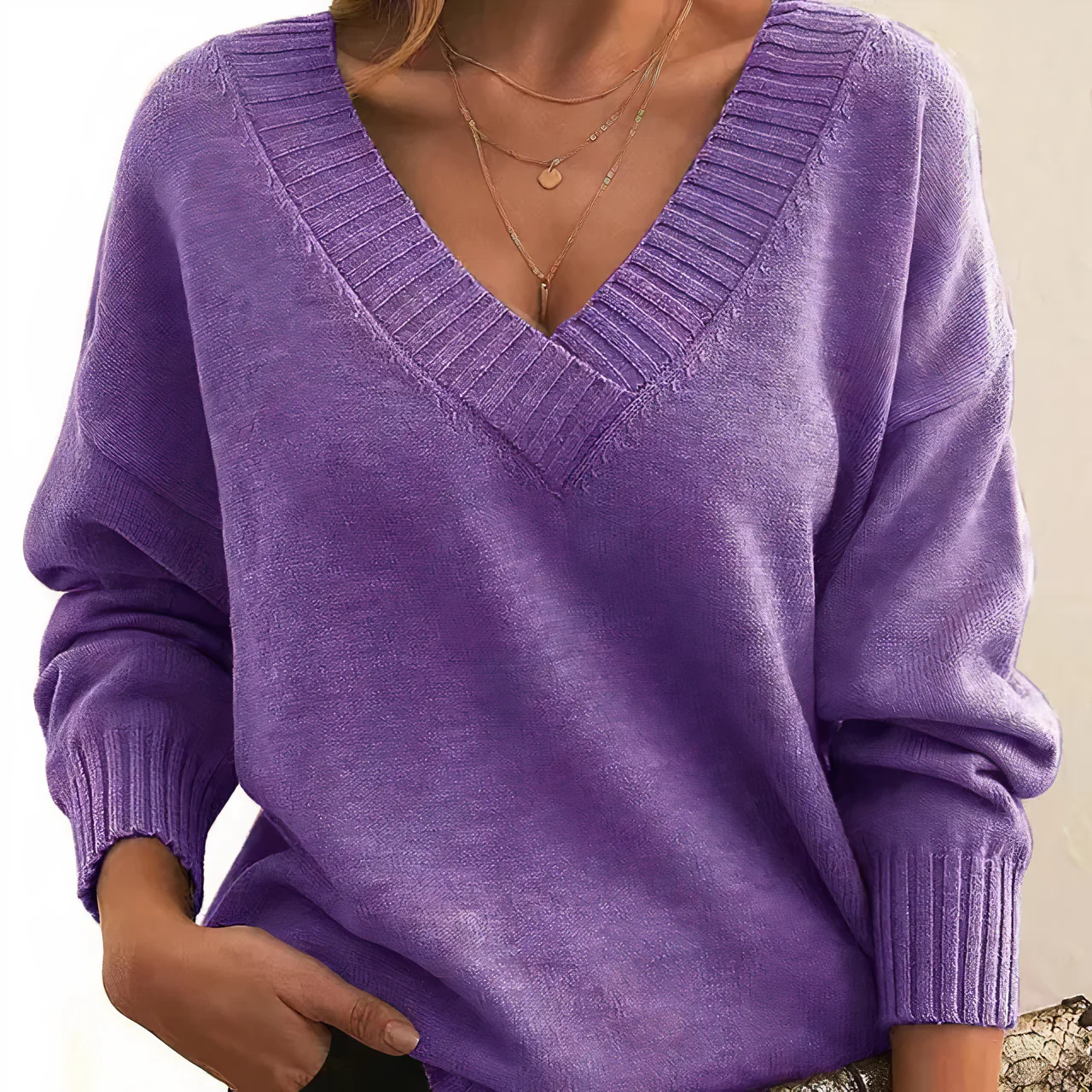 Pull en confortable à la mode pour femmes - automne - Image 10
