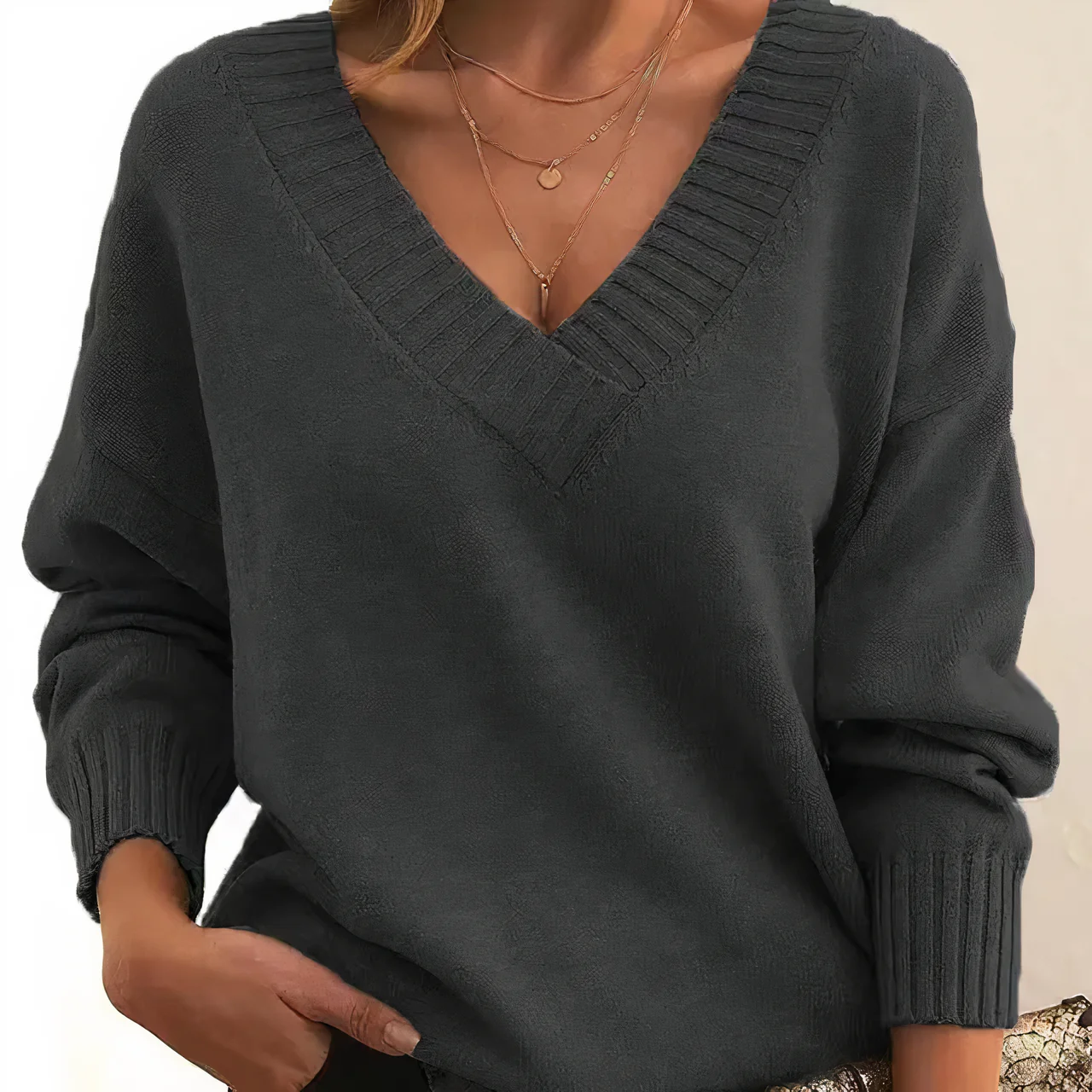 Pull en confortable à la mode pour femmes - automne - Image 2