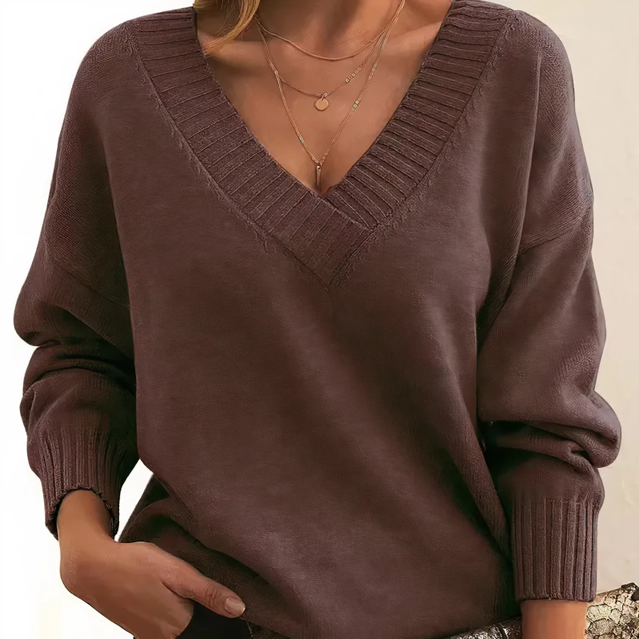 Pull en confortable à la mode pour femmes - automne - Image 9