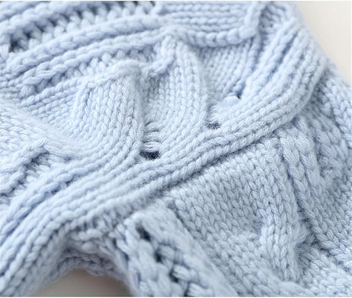 Pull Femme en Maille Torsadée à Col Montant – Pull à Manches Longues - Image 3