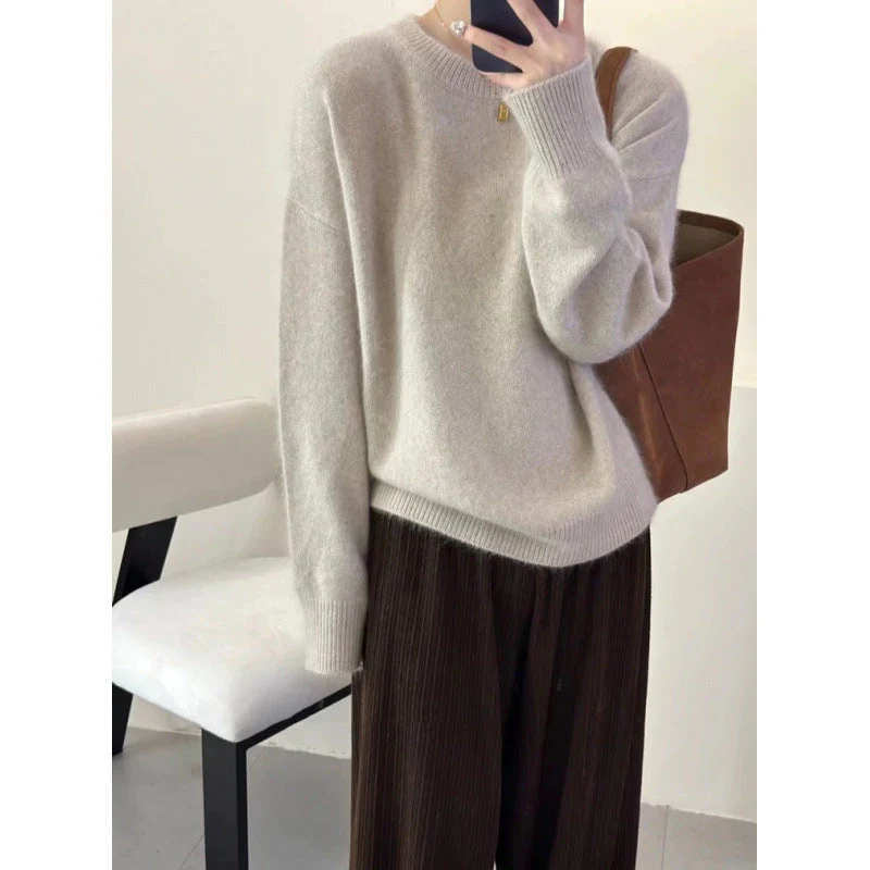 Pull Femme Oversize Luxueux – Jumper Coupe Ample en Mélange de Mohair - Image 13
