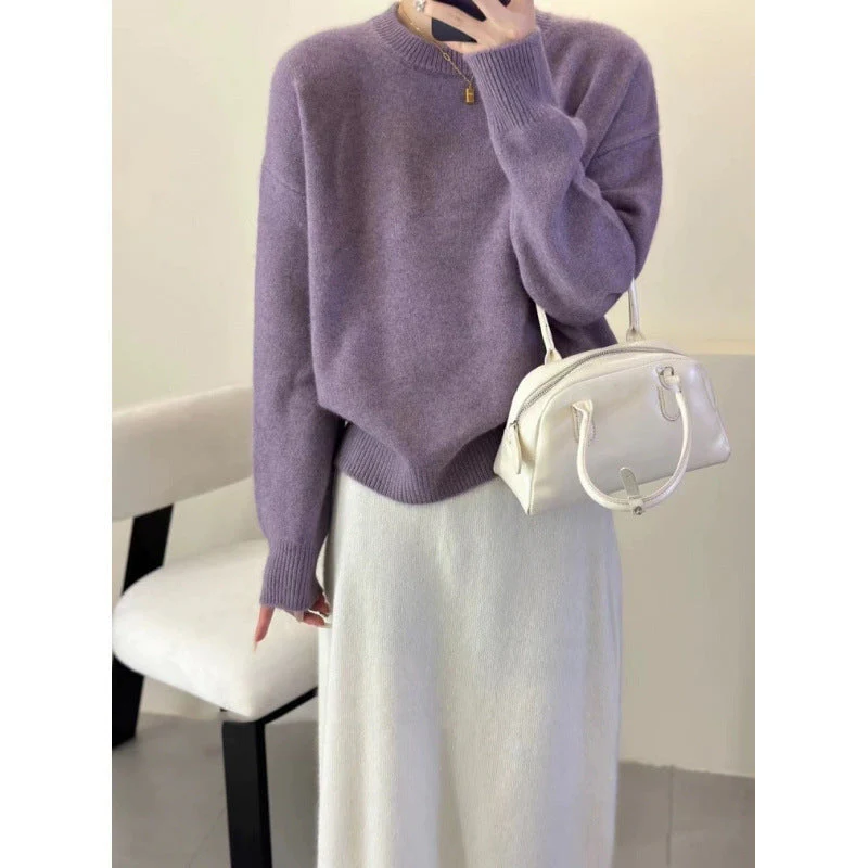 Pull Femme Oversize Luxueux – Jumper Coupe Ample en Mélange de Mohair - Image 14