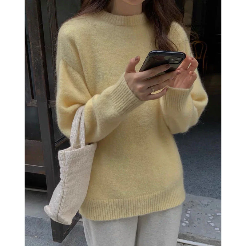 Pull Femme Oversize Luxueux – Jumper Coupe Ample en Mélange de Mohair - Image 15