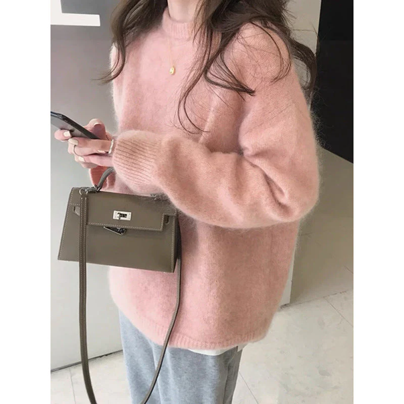 Pull Femme Oversize Luxueux – Jumper Coupe Ample en Mélange de Mohair - Image 17