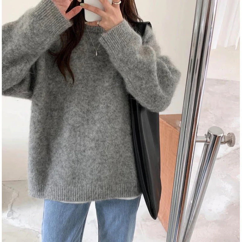 Pull Femme Oversize Luxueux – Jumper Coupe Ample en Mélange de Mohair - Image 5