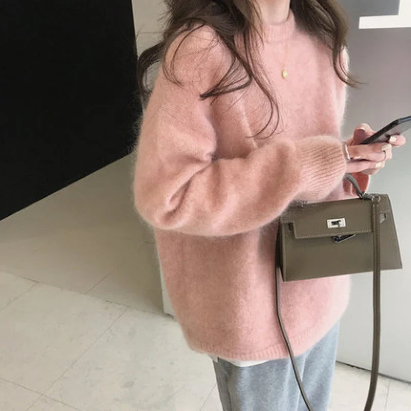 Pull Femme Oversize Luxueux – Jumper Coupe Ample en Mélange de Mohair - Image 7