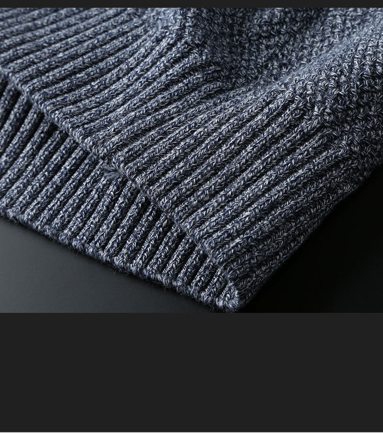 Pull ras du cou à rayures pour homme – Tricot confortable et élégant - Image 5