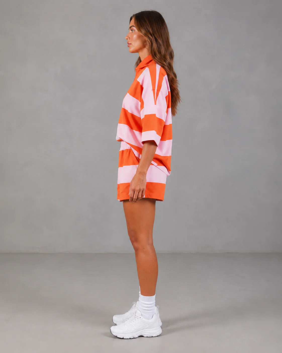 Pull raye femme a quart de zip - Doux et decontracte - Image 6