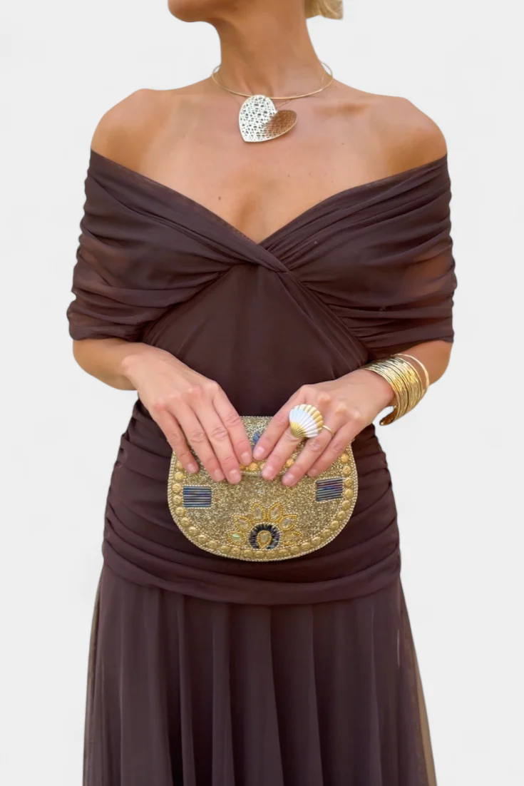 Rebeca Robe Élégante Femme – Style Soirée à Manches Transparentes - Image 8