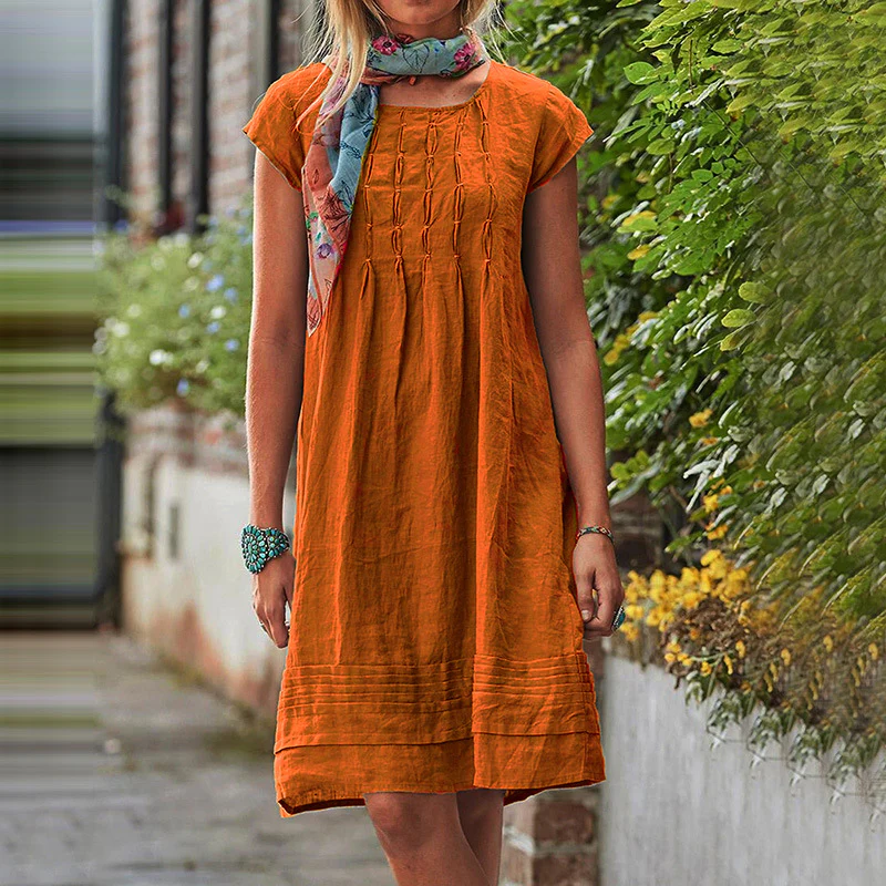 Robe ample à manches courtes femmes - Image 2