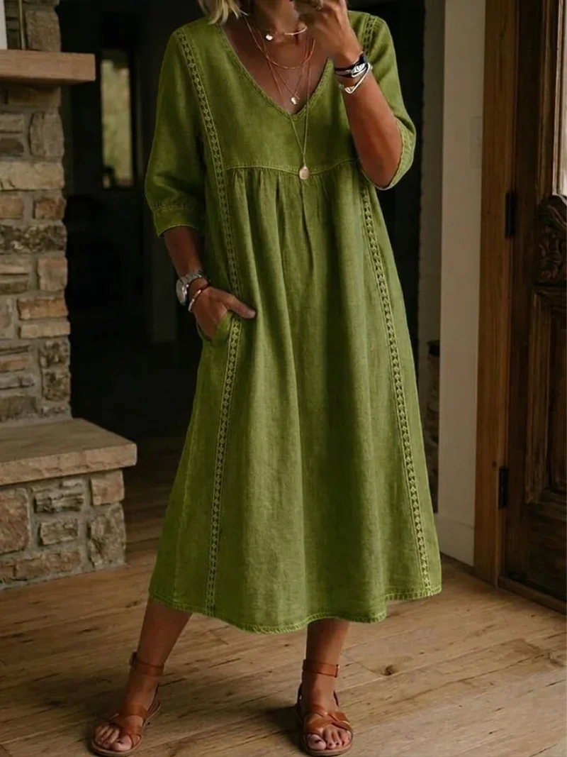 Robe avec poches pour Femme – Style Décontracté et Confortable - Image 3