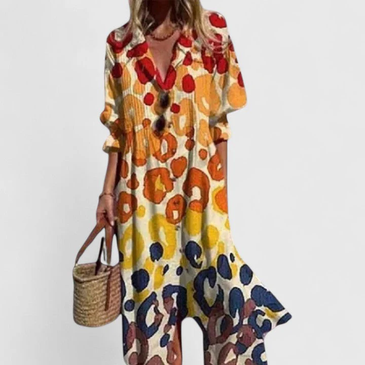 Robe bohème élégante pour femme – Style estival décontracté, fluide et chic - Image 4