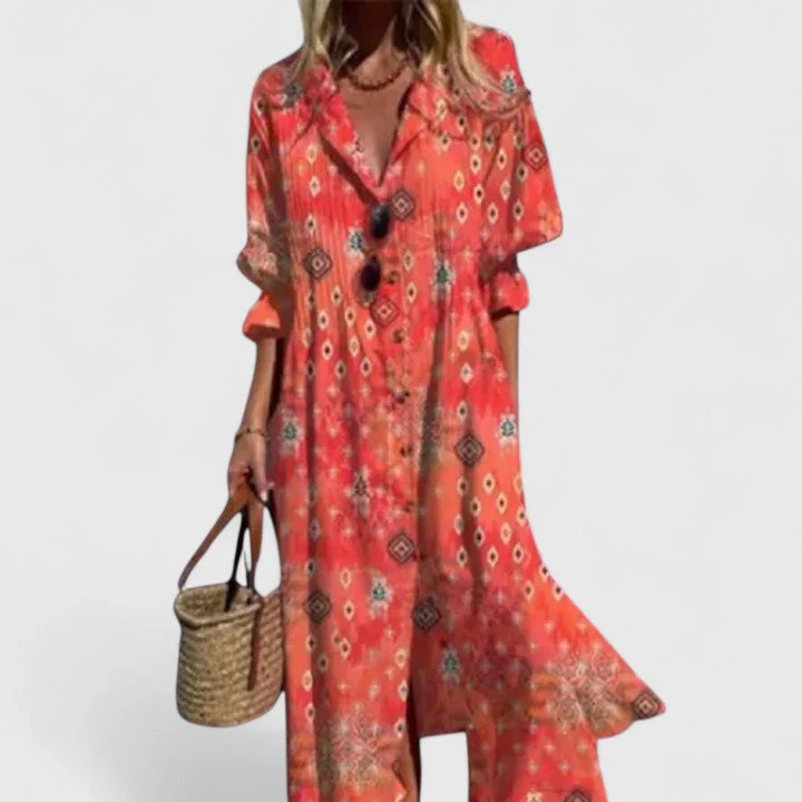 Robe bohème élégante pour femme – Style estival décontracté, fluide et chic - Image 6