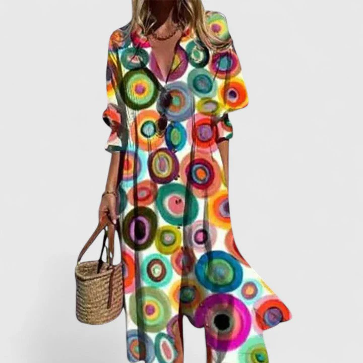 Robe bohème élégante pour femme – Style estival décontracté, fluide et chic - Image 7