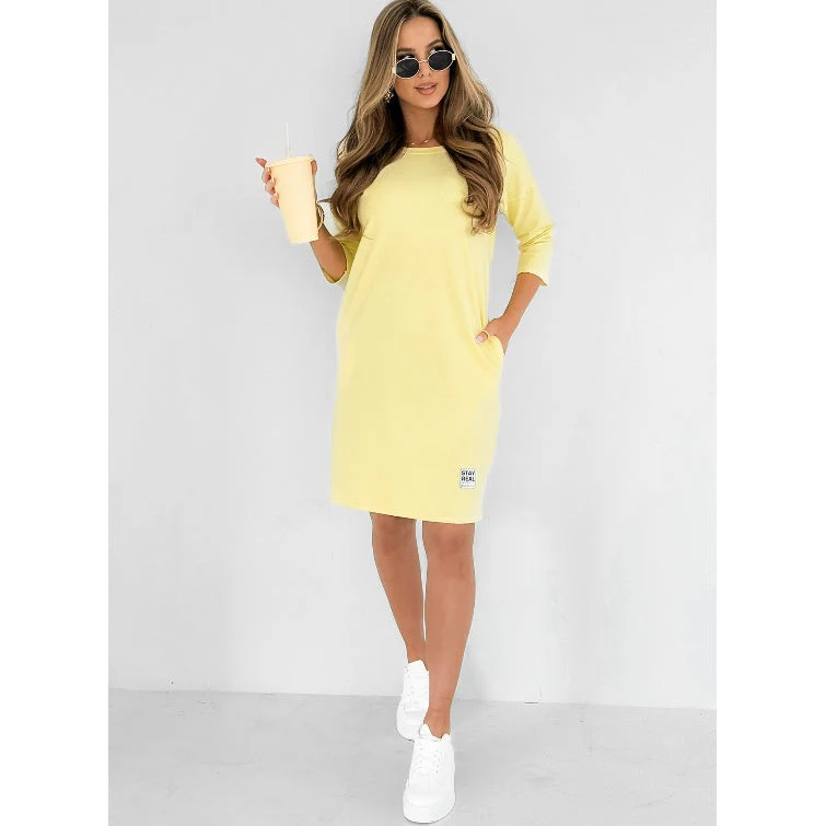 Robe courte en coton style oversize – Tenue quotidienne légère et tendance - Image 9