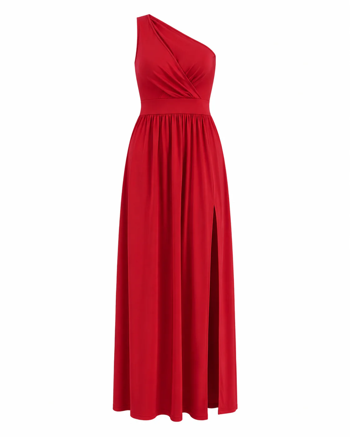 Robe de soiree femme asymetrique avec fente - Elegante et glamour - Image 5