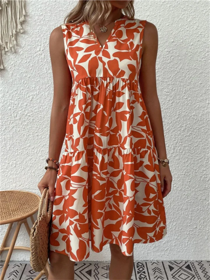Robe d'été élégante à motif floral pour femmes - Image 3